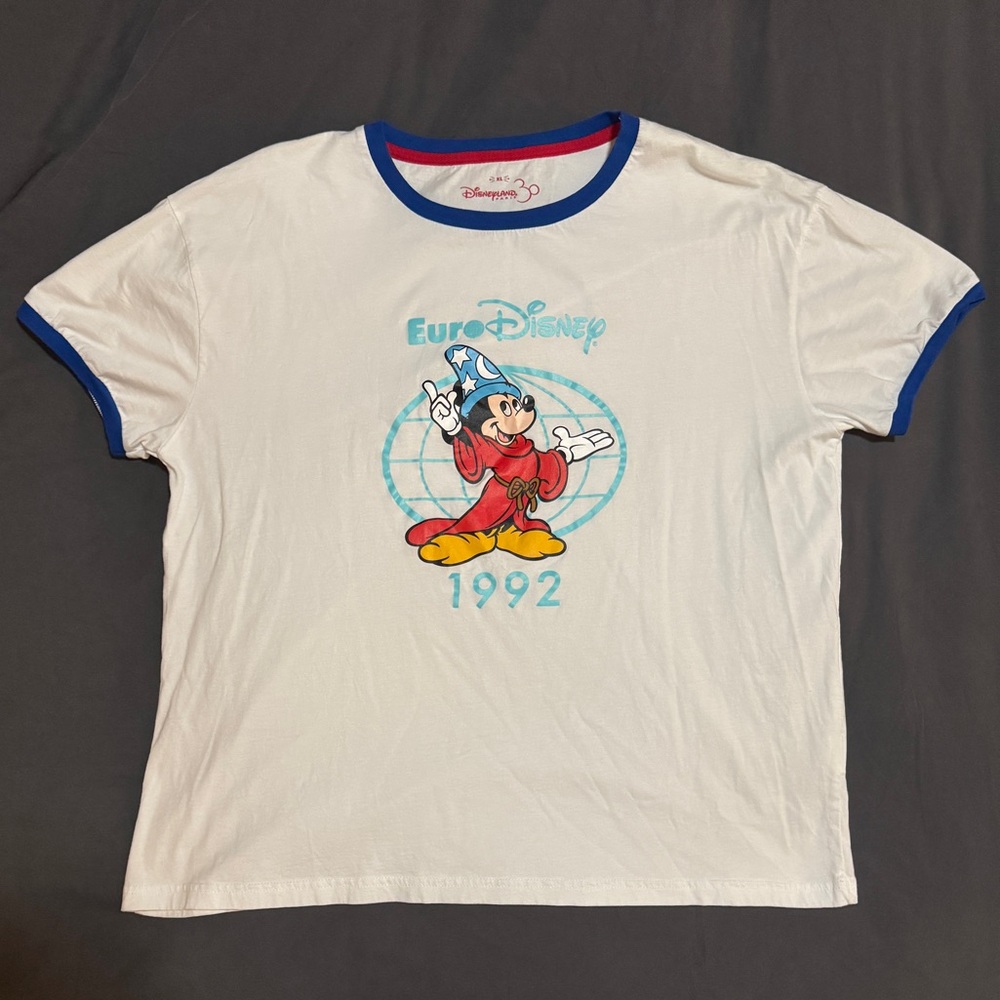 EuroDisney 1992 Disneyland Paris 30th Anniversary T-Shirt Adult XL